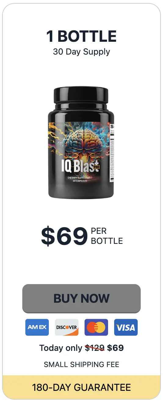 IQ Blast Pro 1 bottle